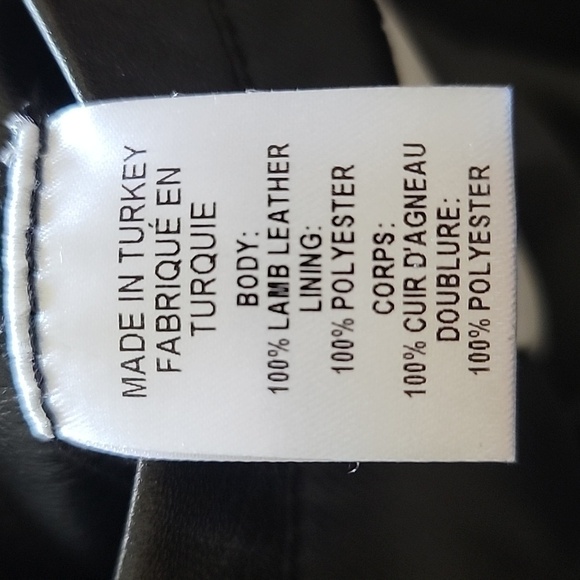 Public School New York Size M Leather Hooded Zip Front Jacket, NWOT - Picture 7 of 12